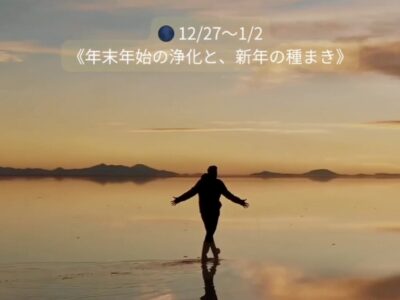 ヒーリングウェーブ：③ 12月27日（土）〜1月2日（金）《1週間遠隔のご案内》